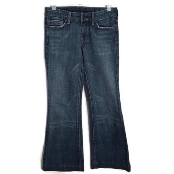 Citizens of Humanity Faye 003 Full Wide Flair Leg Low Rise Jeans 24 - Picture 8 of 8